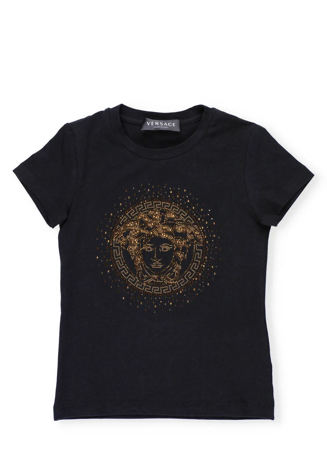 Versace Kids Embellished Medusa T-Shirt