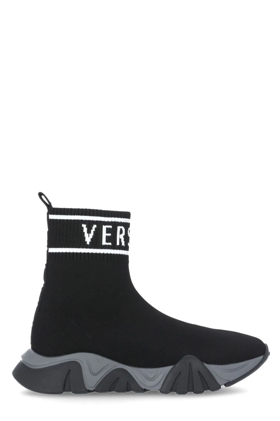 Versace Kids Logo Intarsia Sneakers