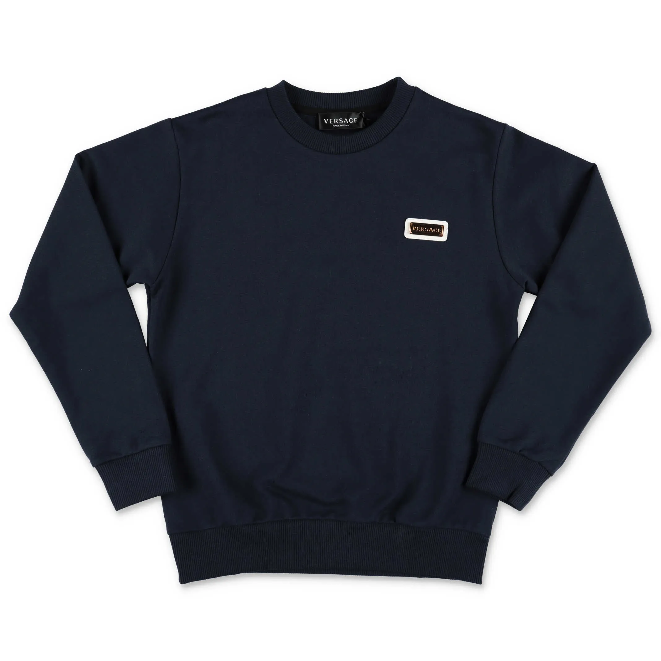 Versace Kids Logo Plaque Sweatshirt