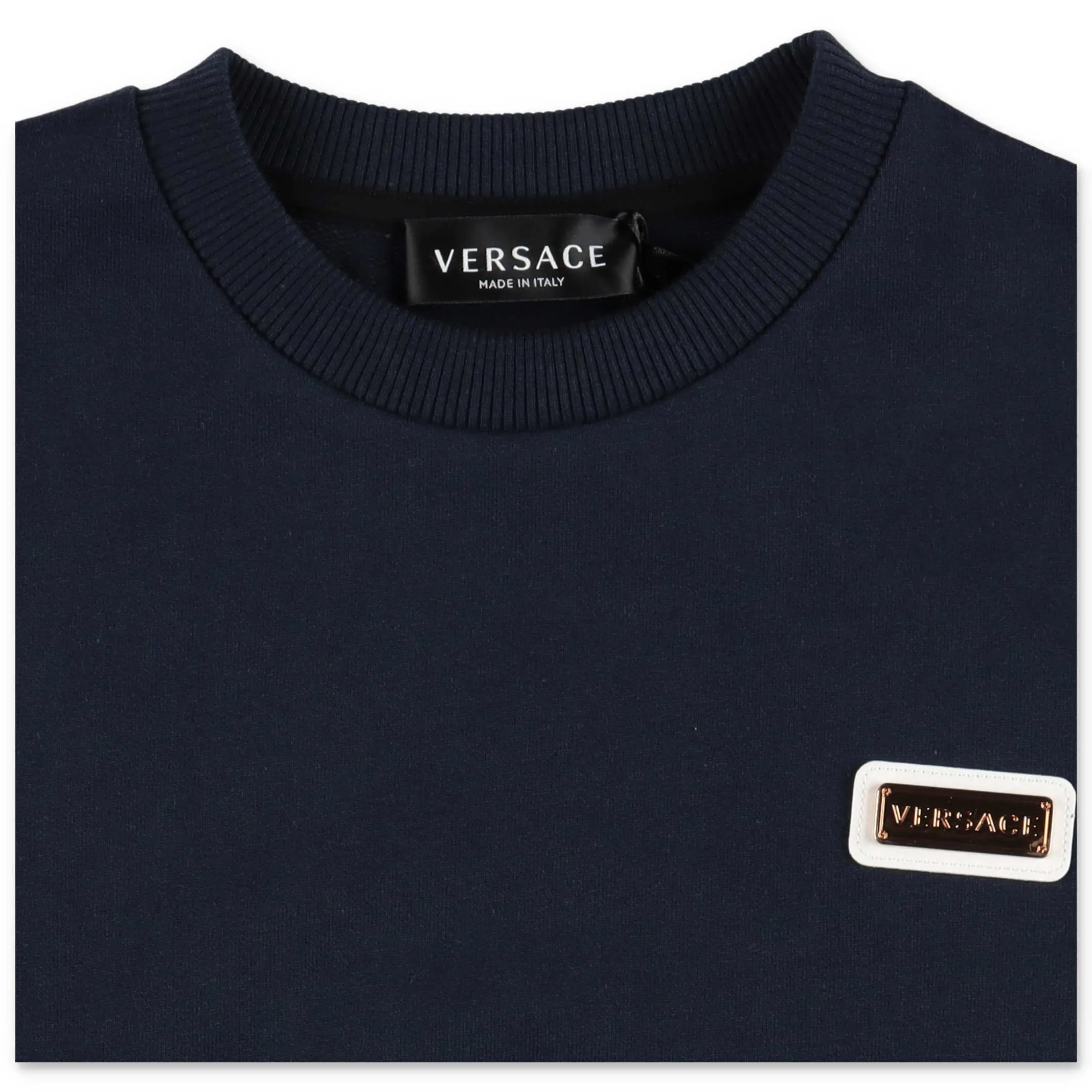 Versace Kids Logo Plaque Sweatshirt