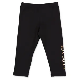 Versace Kids Logo Print Leggings