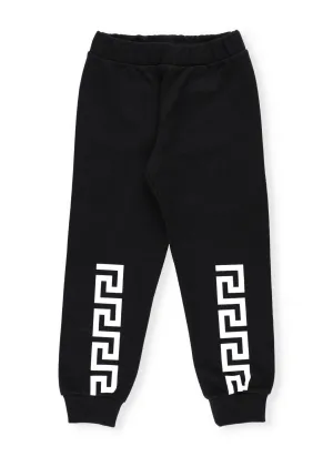 Versace Kids Logo Print Track Pants