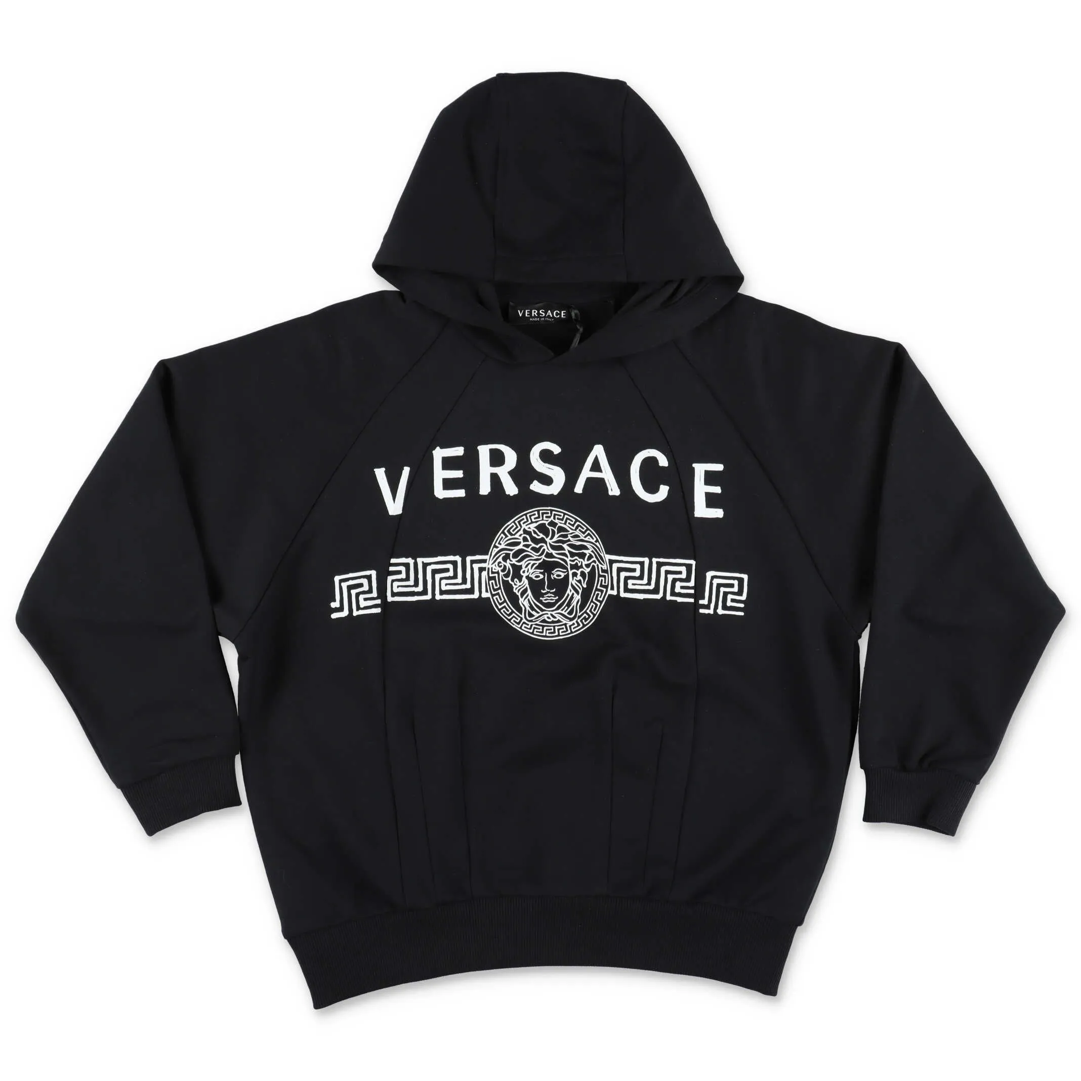 Versace Kids Logo Printed Hoodie