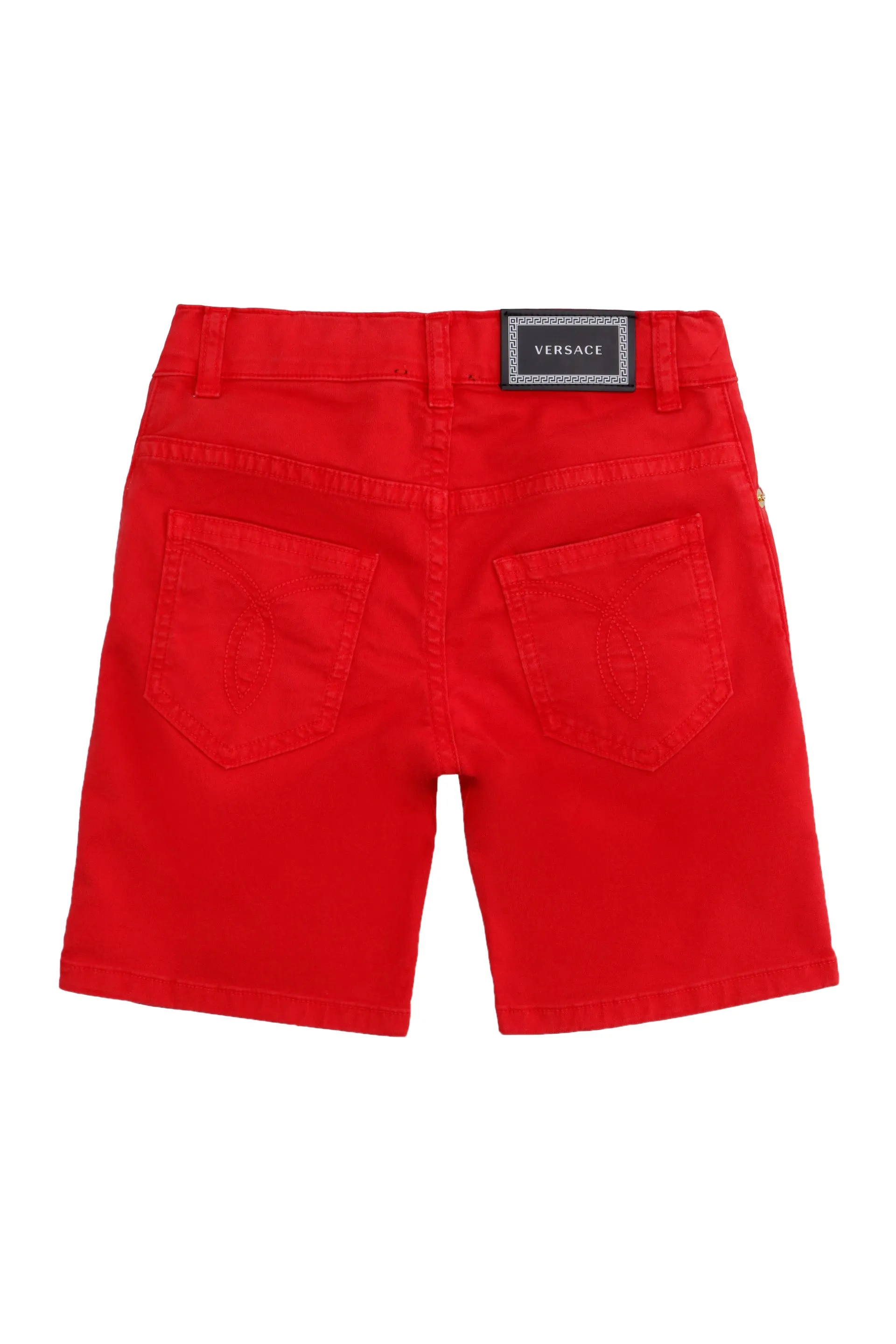 Versace Kids Logo Printed Shorts