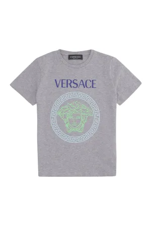 Versace Kids Medusa Logo Printed T-Shirt