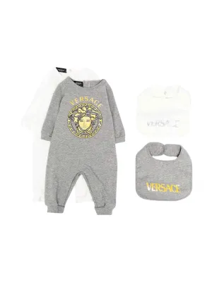 Versace Kids Medusa Print Baby Romper Set