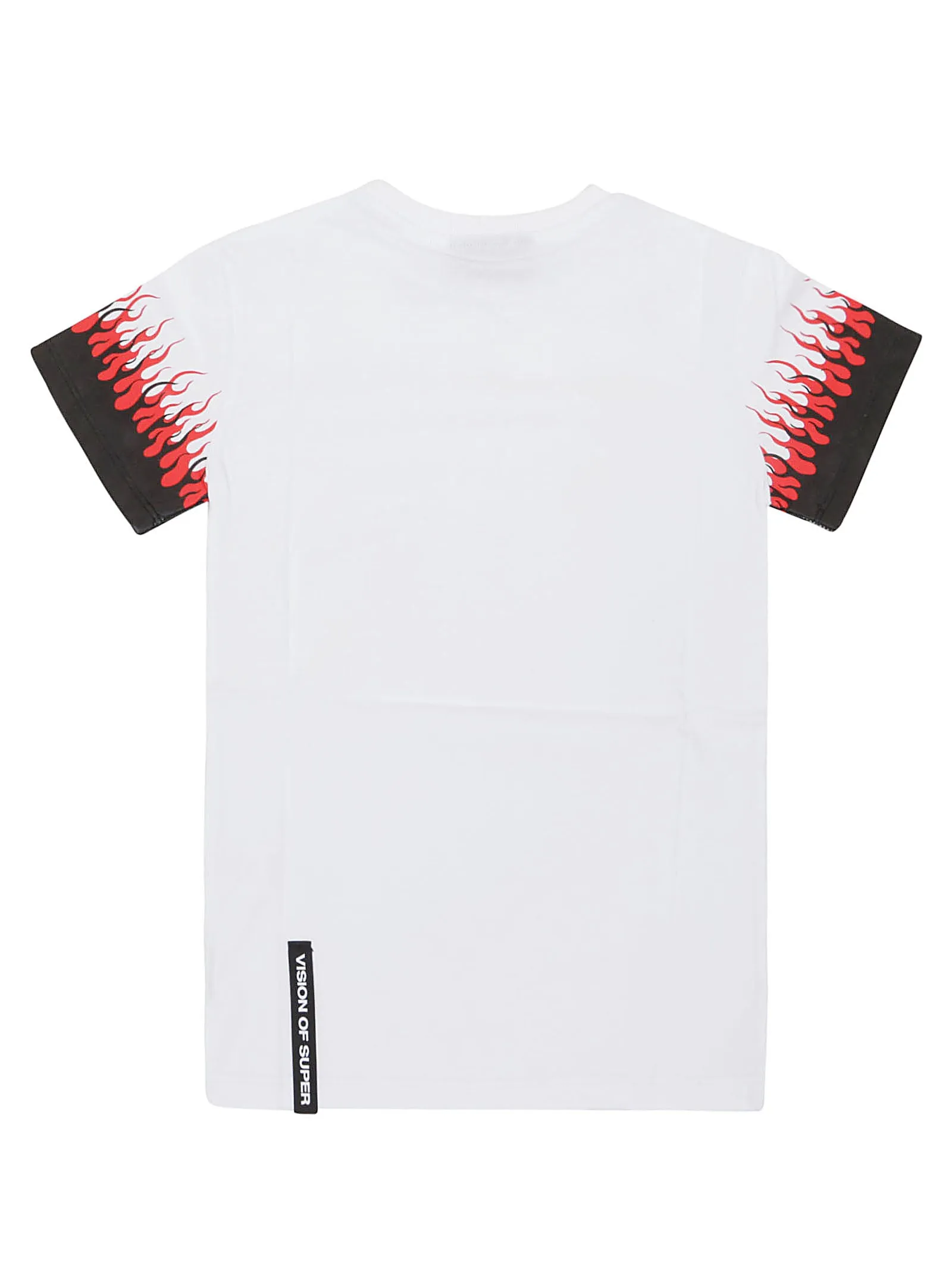 Vision Of Super Kids Double Flame Printed T-Shirt