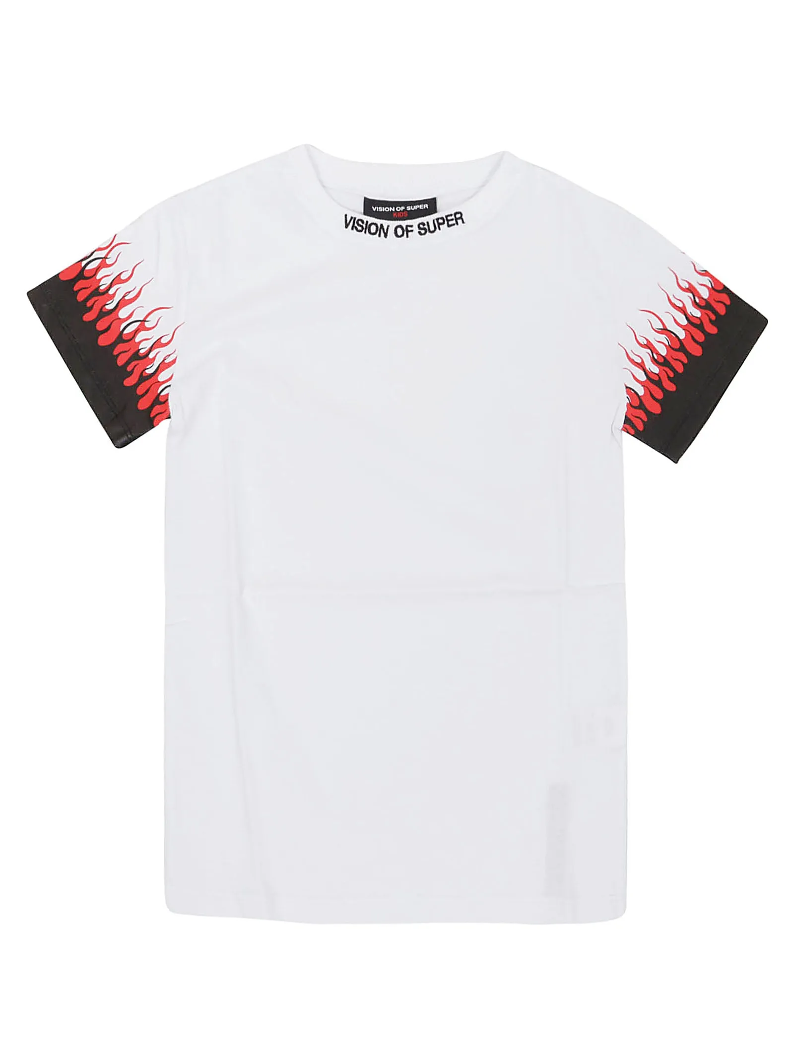 Vision Of Super Kids Double Flame Printed T-Shirt