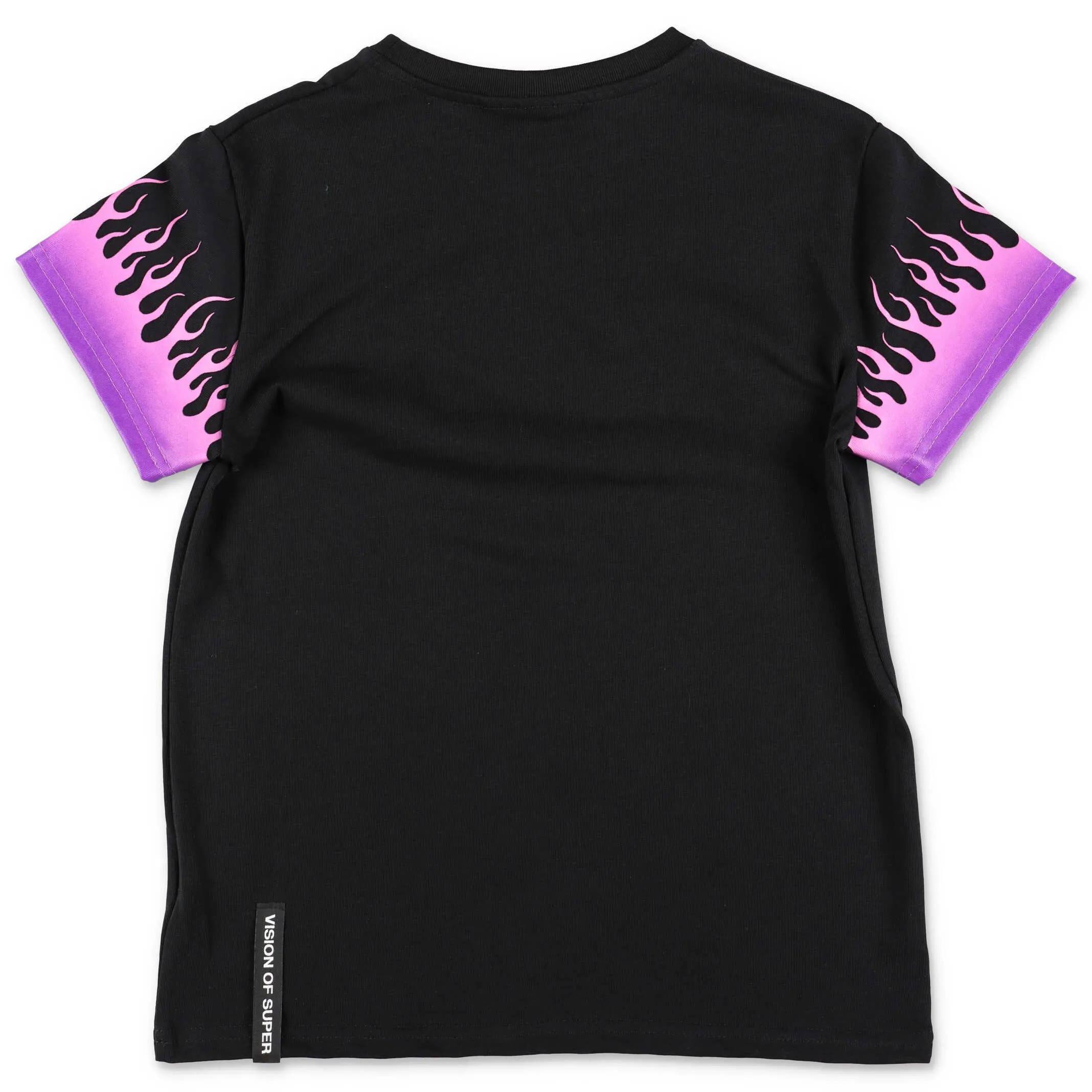 Vision Of Super Kids Flame Printed T-Shirt