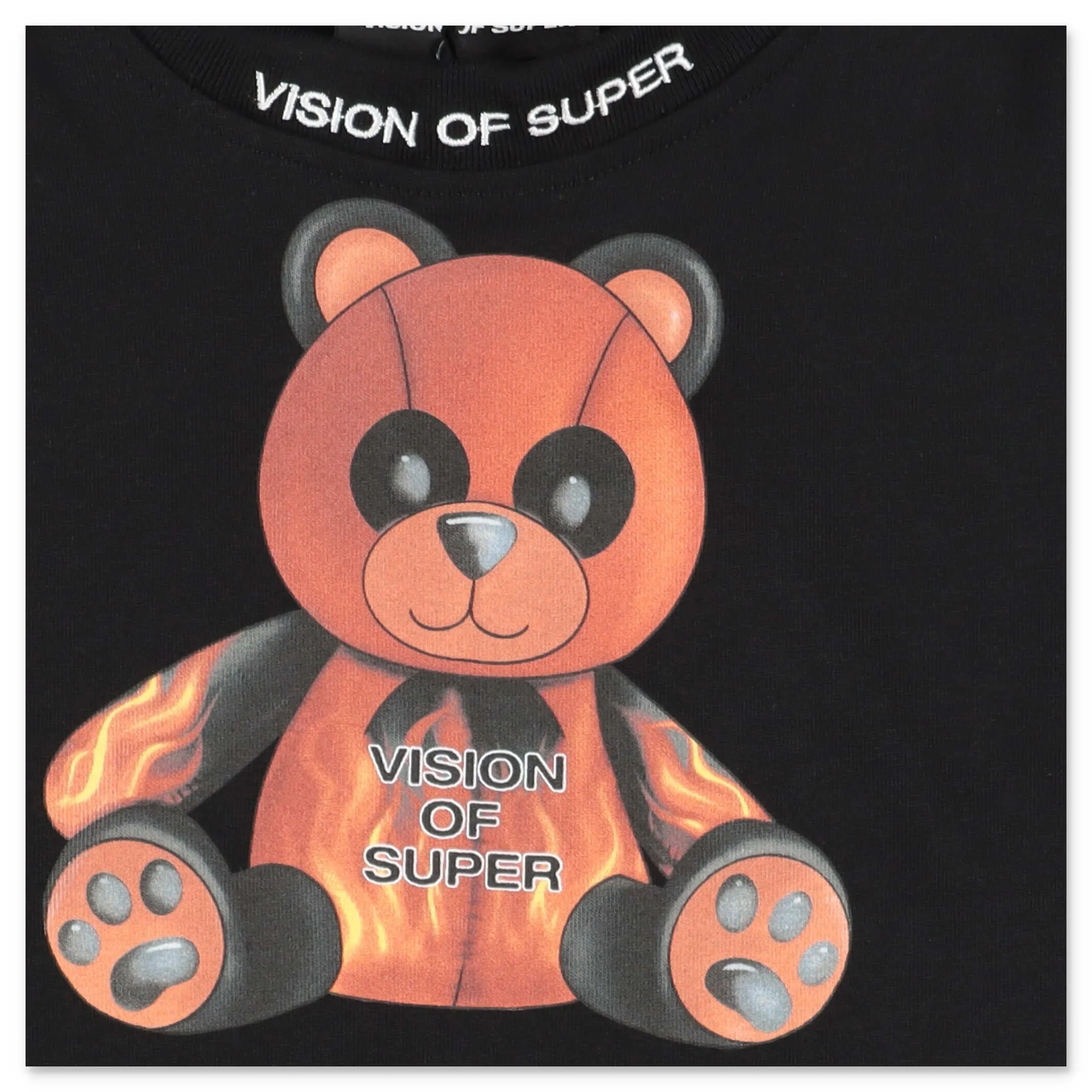 Vision Of Super Kids Panda Printed T-Shirt