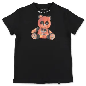 Vision Of Super Kids Panda Printed T-Shirt