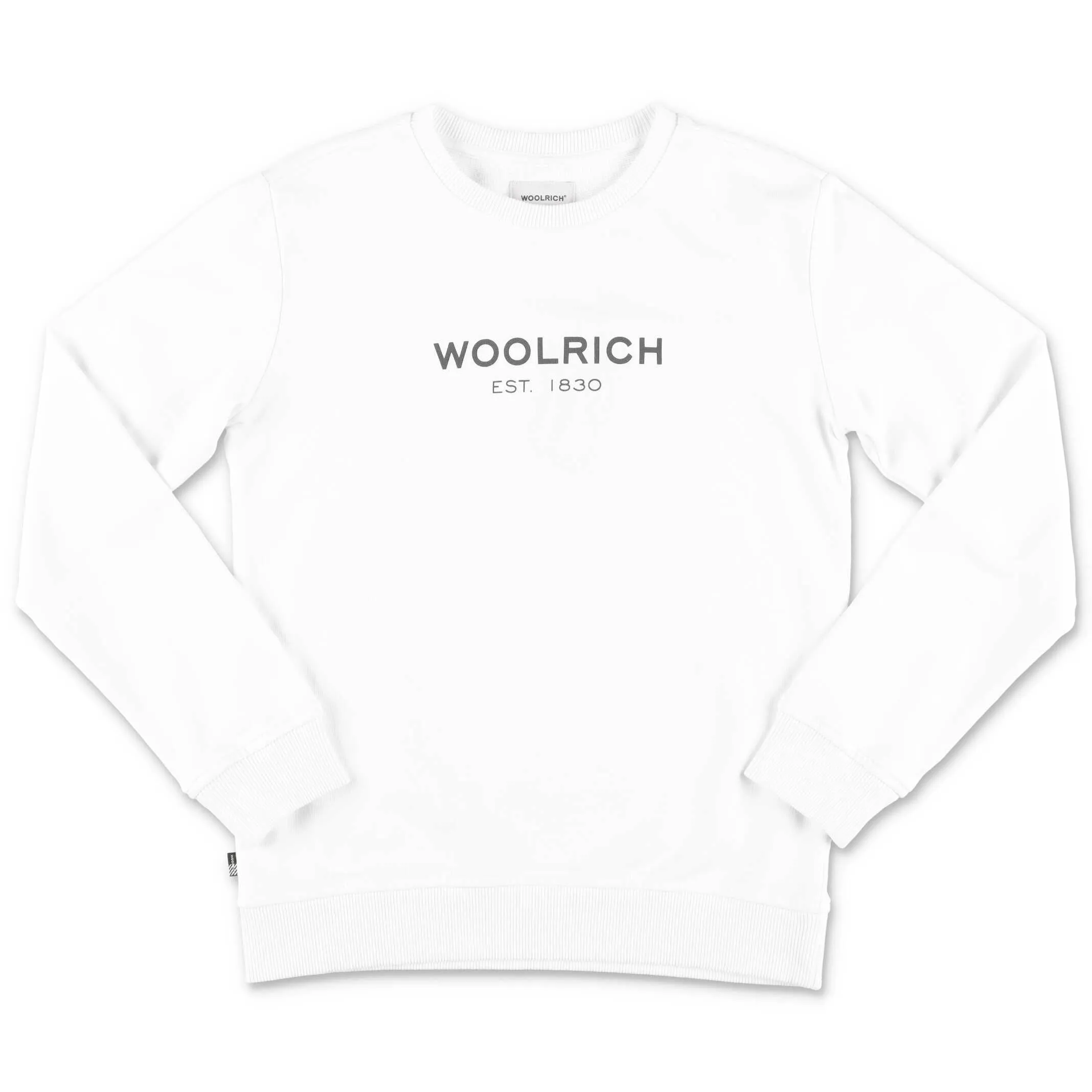 Woolrich Kids Logo Print Crewneck Sweatshirt