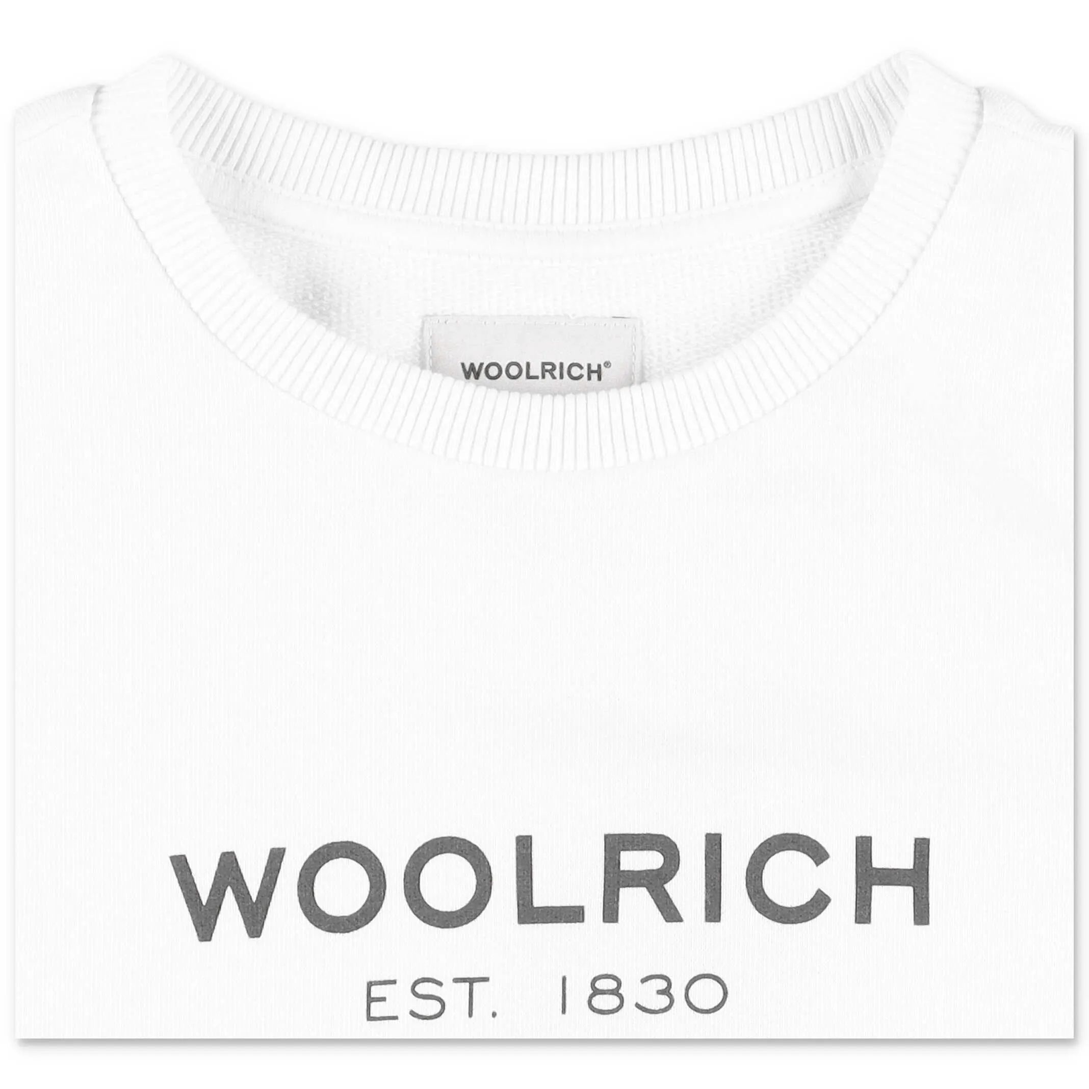 Woolrich Kids Logo Print Crewneck Sweatshirt