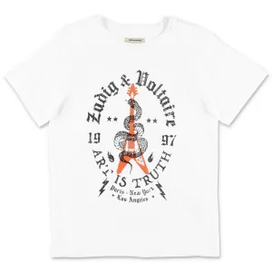 Zadig & Voltaire Kids Art Is Truth Print T-Shirt
