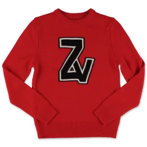 Zadig & Voltaire Kids Logo Detail Knit Jumper