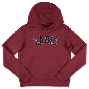 Zadig & Voltaire Kids Logo Embroidered Hoodie