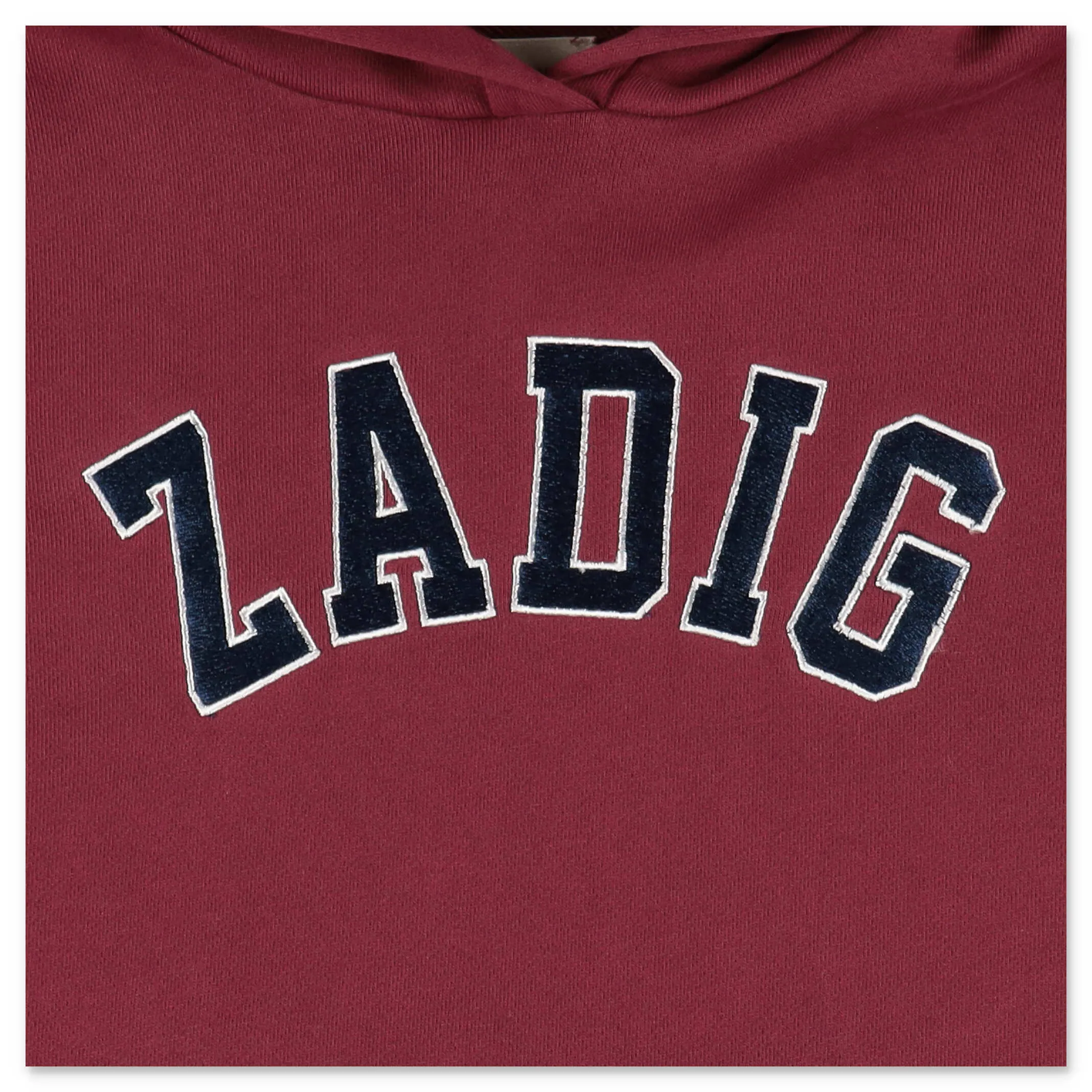 Zadig & Voltaire Kids Logo Embroidered Hoodie