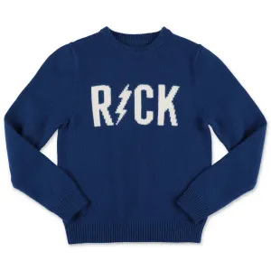 Zadig & Voltaire Kids Slogan Intarsia Knit Jumper