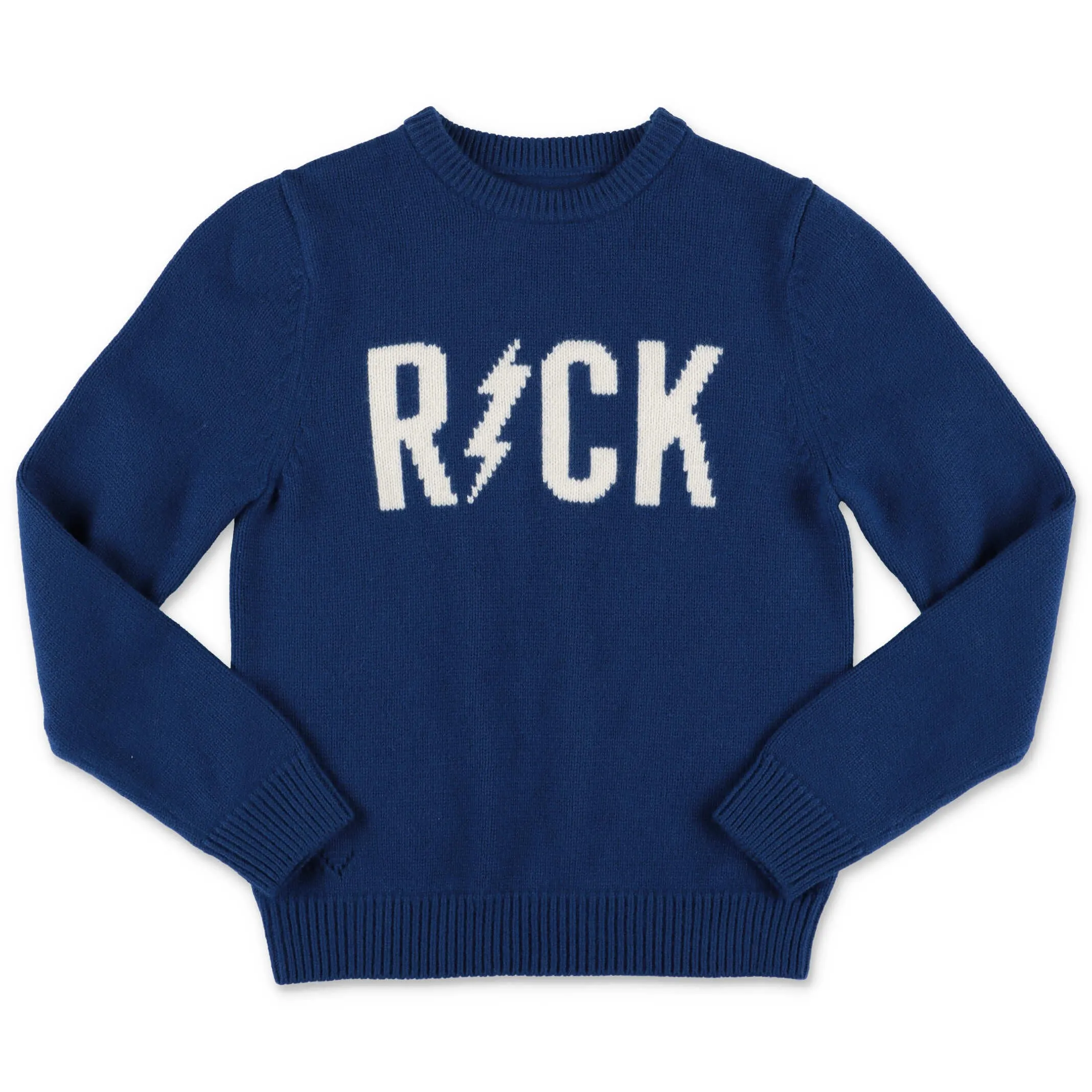 Zadig & Voltaire Kids Slogan Intarsia Knit Jumper